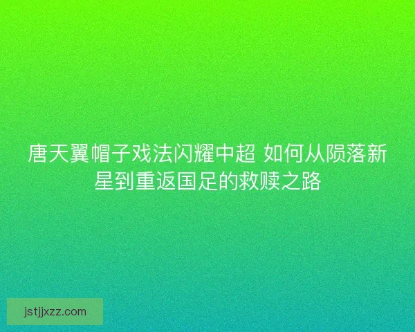 唐天翼帽子戏法闪耀中超 如何从陨落新星到重返国足的救赎之路 唐天翼帽子戏法闪耀中超 如何从陨落新星到重返国足的救赎之路